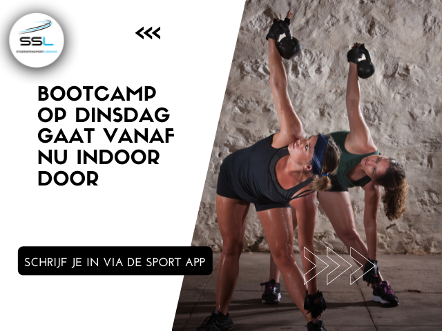 Bootcamp moves to the sports hall of Basic Fit